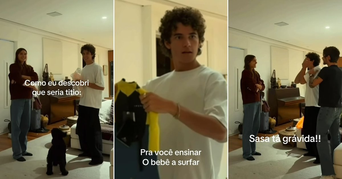 Irmão de João Lucas reage à gravidez de Sasha: 'Vou ser titio!'