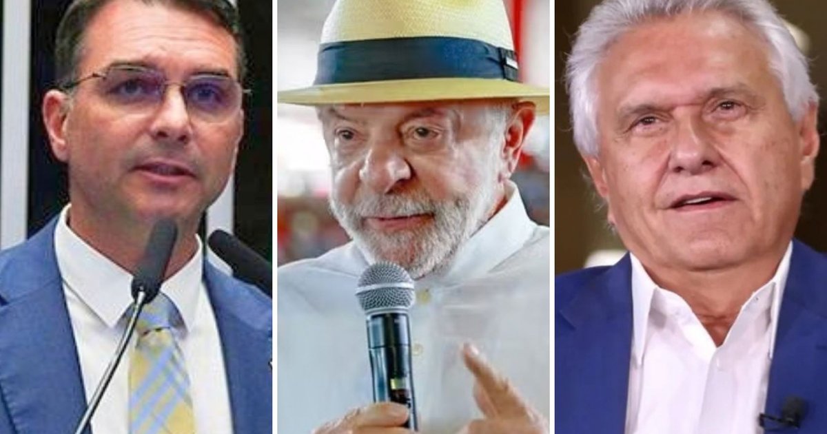 Quaest em Goiás: Flávio Bolsonaro tem 33%, Lula 27% e Caiado 23% no 1º turno