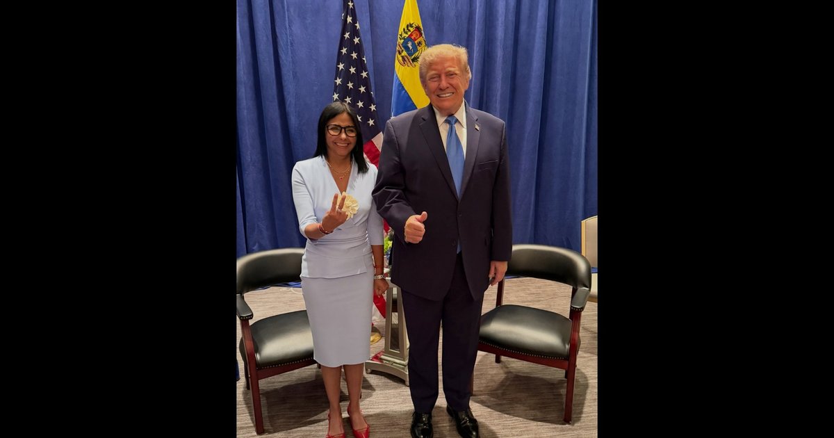 Trump se reúne com Delcy Rodríguez em Nova York em primeiro encontro desde crise na Venezuela