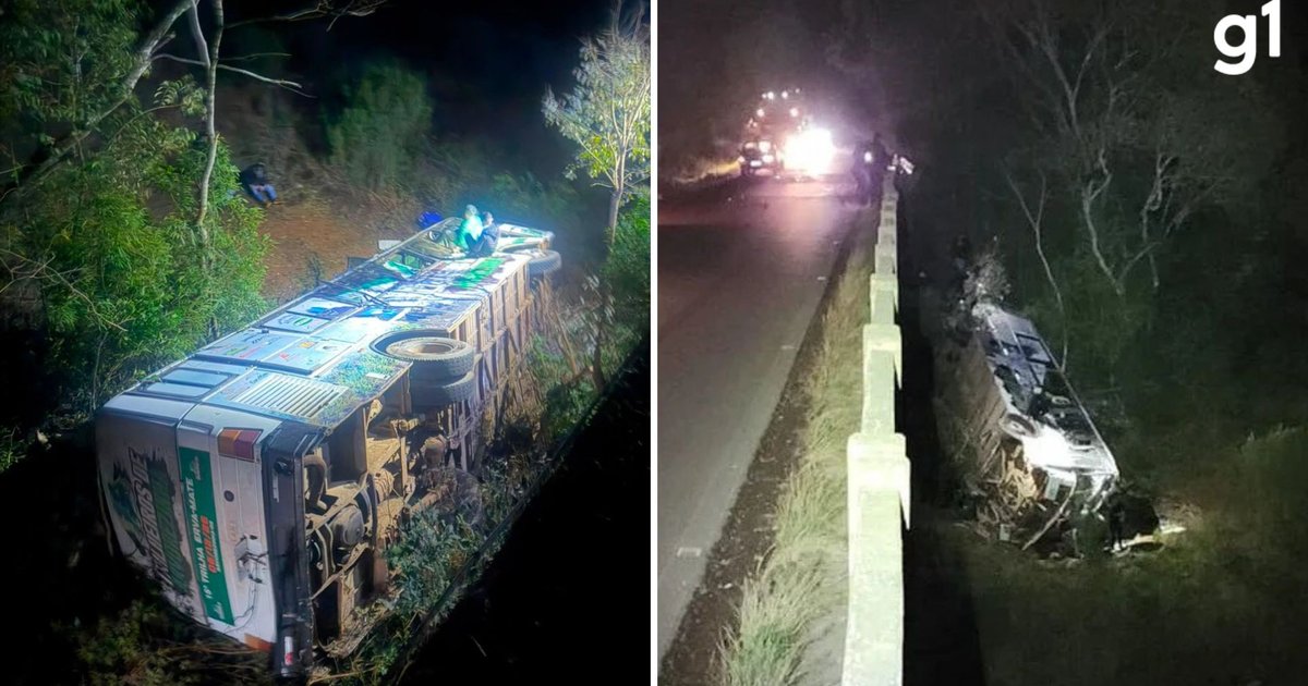 Ônibus despenca em ponte no RS; acidente reacende debate sobre segurança em transportes em Goiás