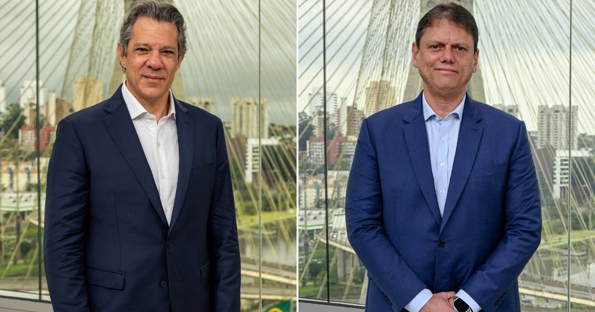 Haddad e Tarcísio detalham propostas em sabatinas do SP1