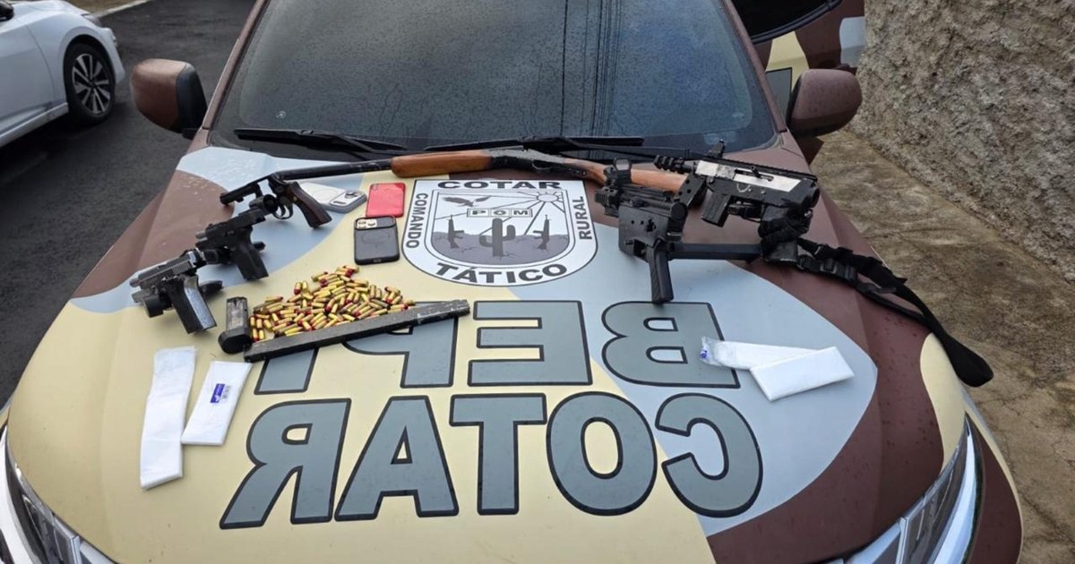 Captura de grupo com armas de fogo no Ceará