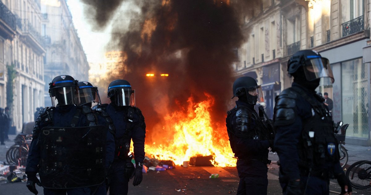 Confrontos em Paris deixam um morto e milhares de presos em onda de protestos na França