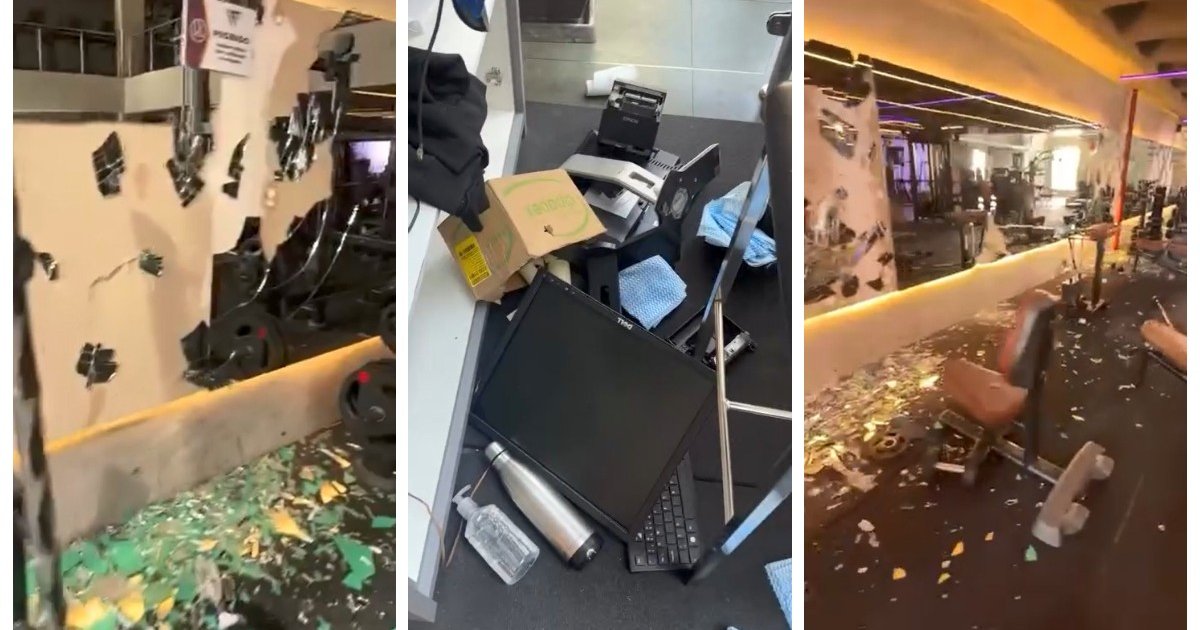 Aluno invade academia na Oscar Freire e destrói equipamentos com pesos