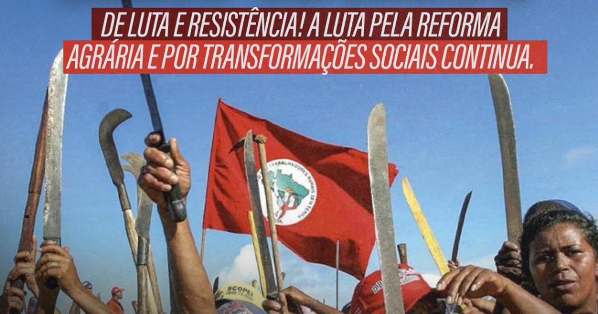 MST recebe homenagem da CPT em Goiás por trajetória de luta pela terra
