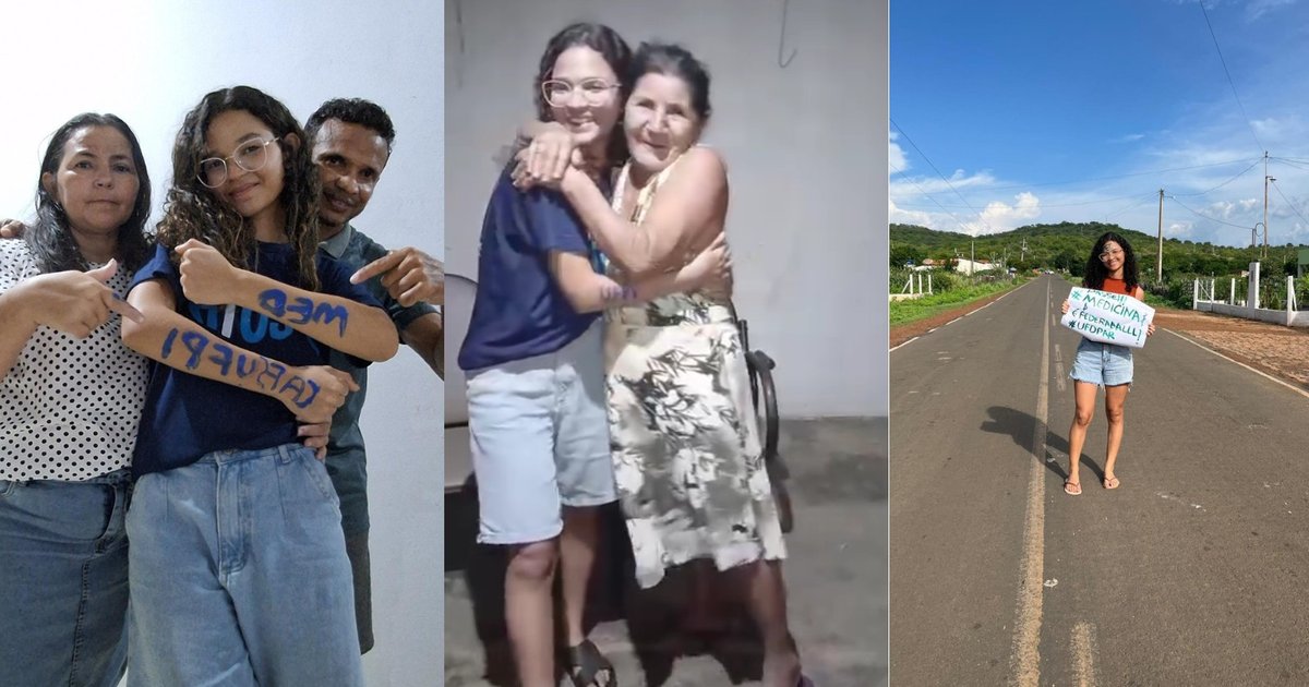 Avó se emociona com 2ª aprovação de neta em medicina no Piauí