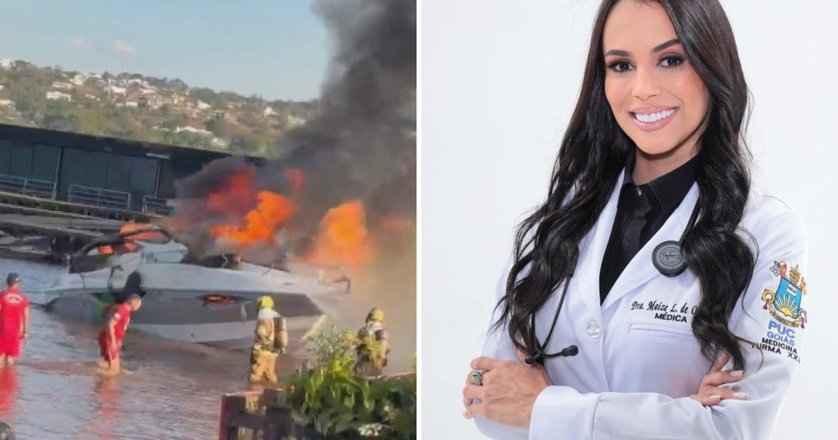 Médica goiana ferida em explosão no Lago Paranoá melhora em hospital de Goiânia