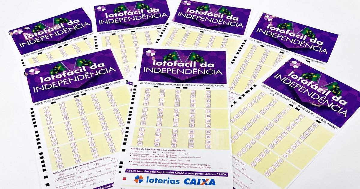 Lotofácil da Independência sorteia R$ 300 milhões; confira as dezenas