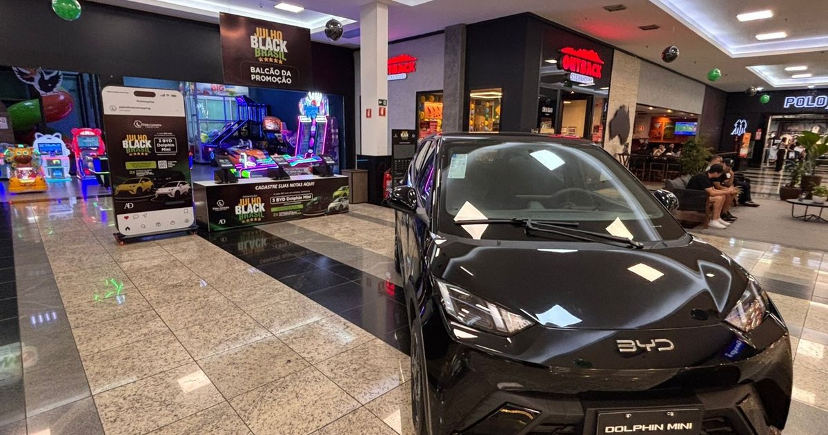 Pátio Limeira Shopping sorteia três carros elétricos na Julho Black Brasil 2026