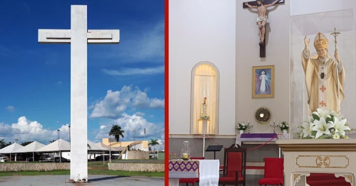 Cuiabá tomba santuário e local de missa de João Paulo II como patrimônio