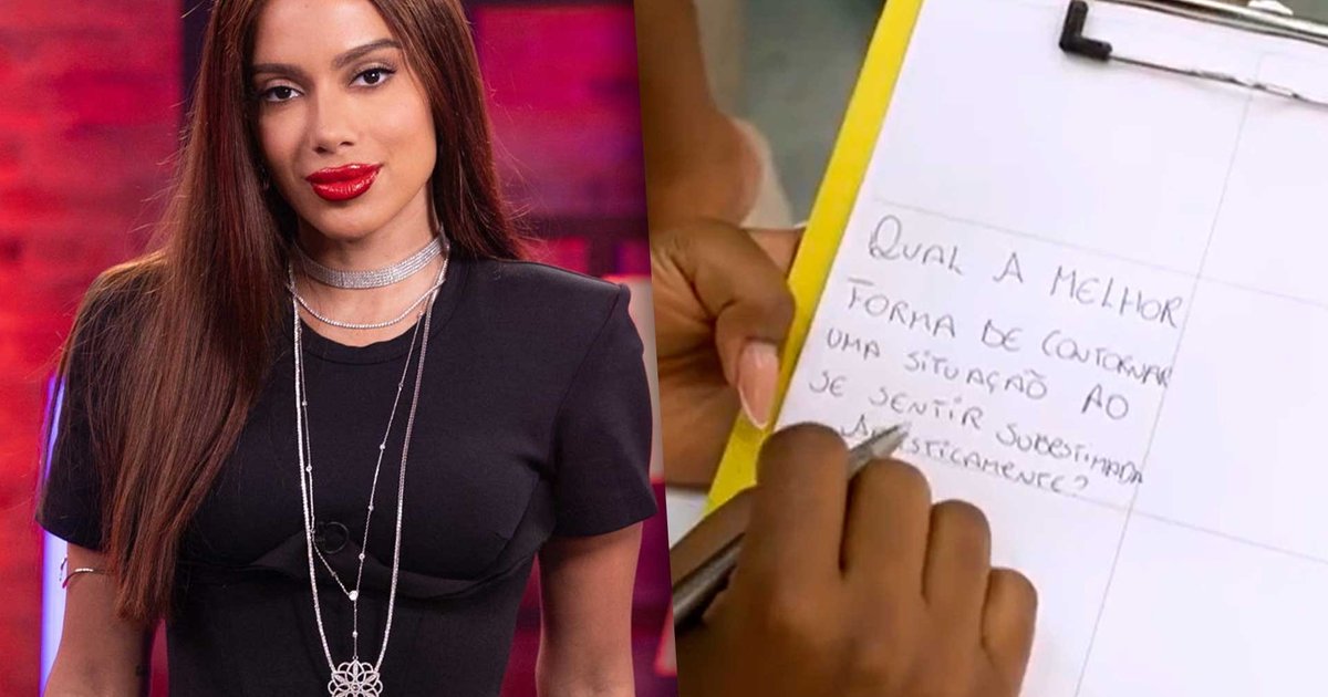Anitta responde perguntas de participantes do Estrelas da Casa ao vivo nesta quinta