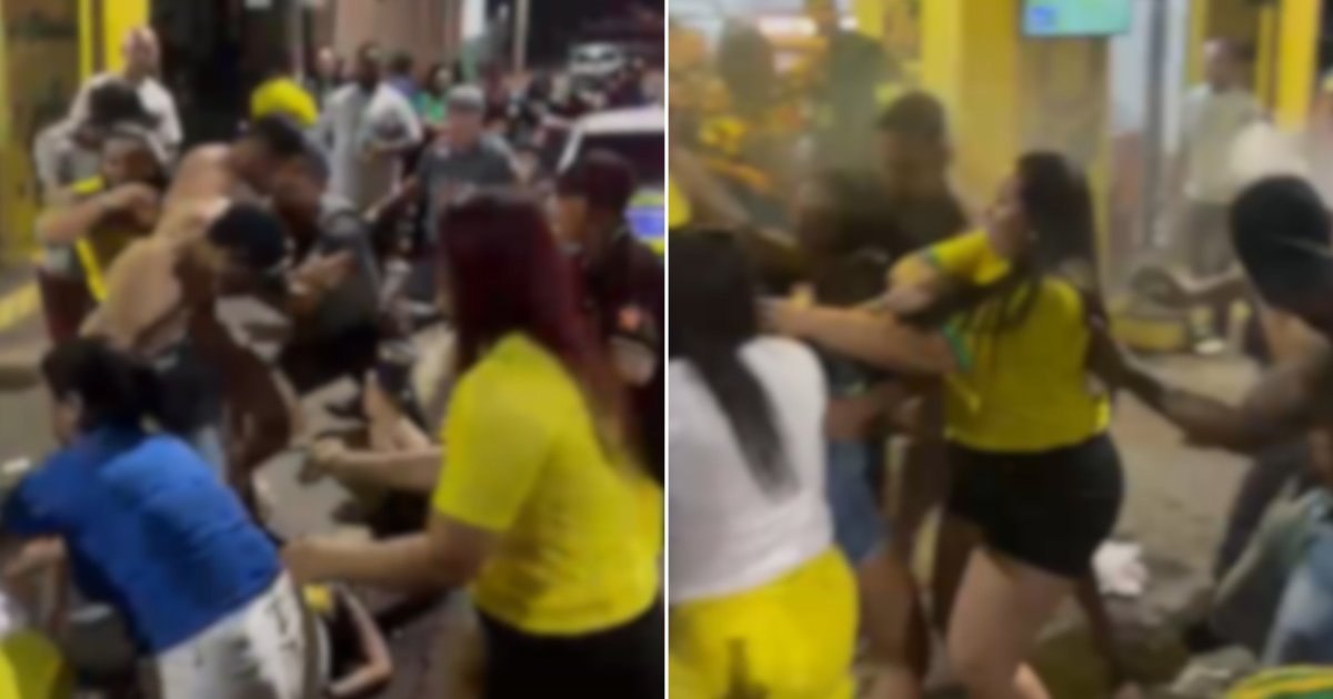 Aglomeração pós-jogo do Brasil deixa mulher desacordada em SP; risco se repete em Goiânia