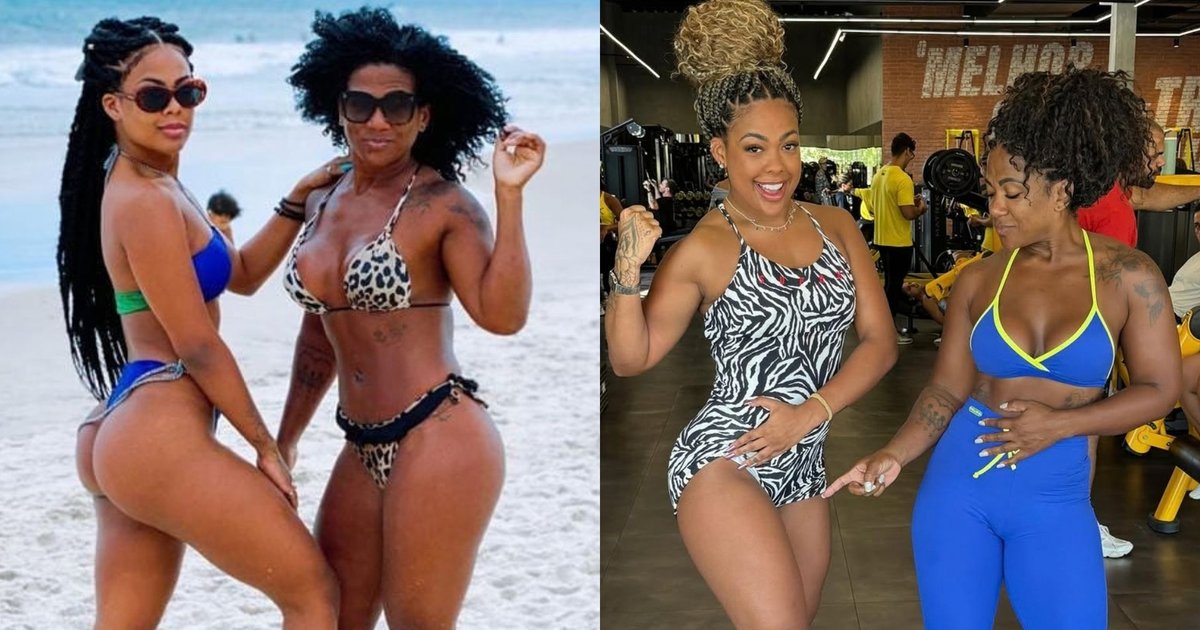 Marvvila treina com a mãe 'mãe gata' e revela cobrança para ir à academia