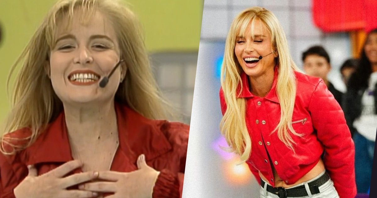 Angélica revive Angel Mix no Domingão e ganha declaração de Luciano Huck
