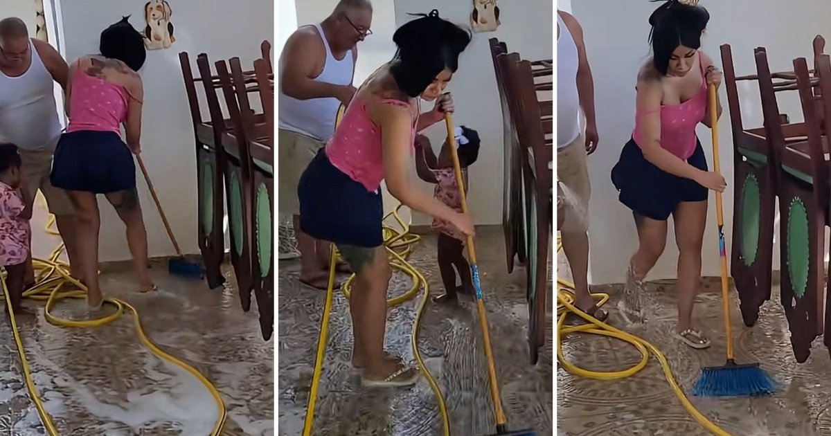 Cardi B é filmada limpando casa da família na República Dominicana