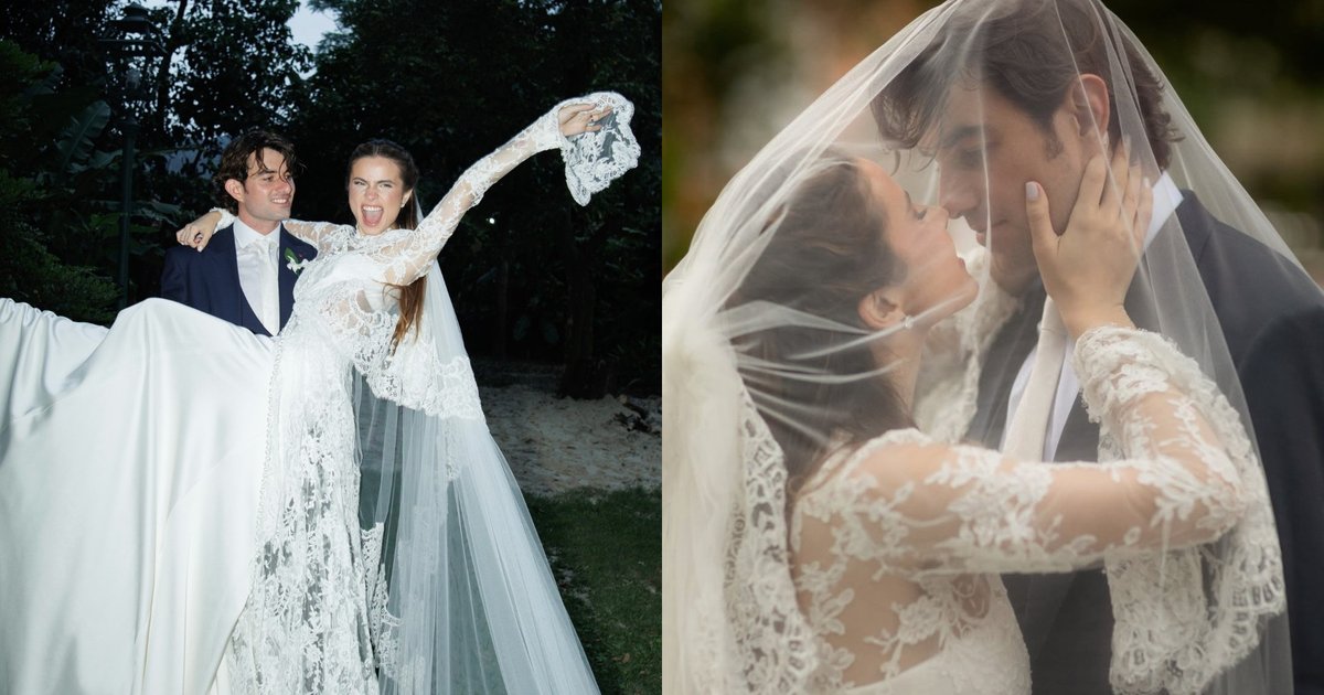 Giulia Be compartilha novos cliques do casamento com Conor Kennedy