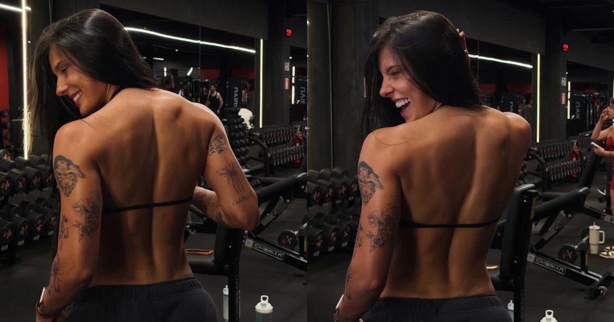 Ana Castela mostra treino de costas e exibe definição muscular em vídeo
