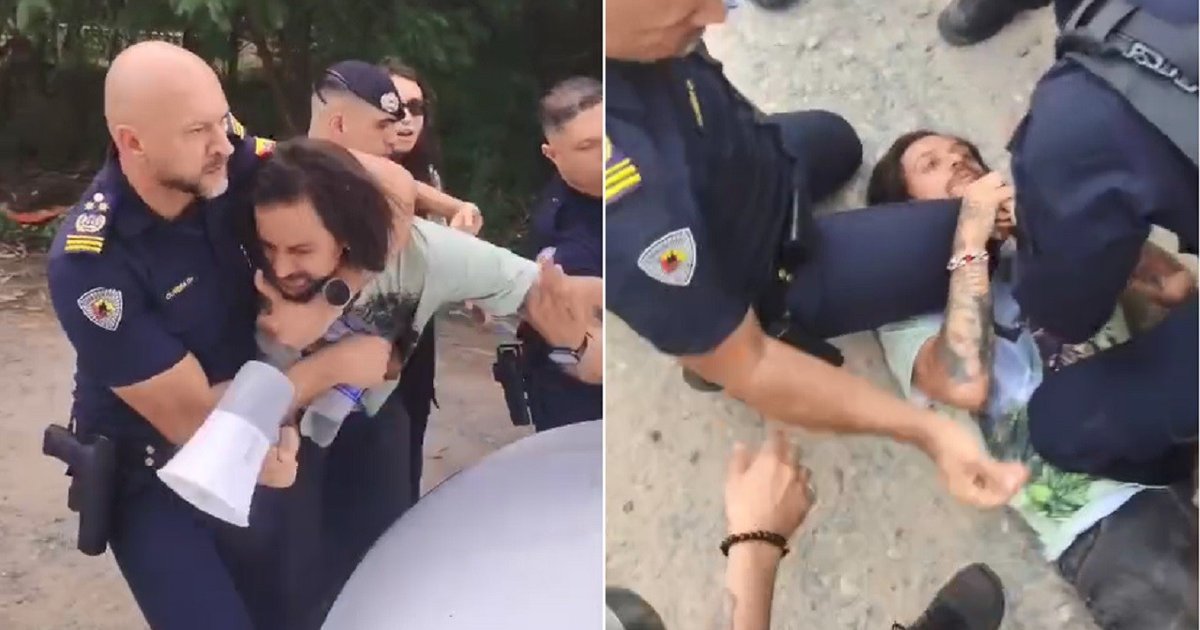 Ativista é imobilizado com mata-leão por GCM durante protesto em Sorocaba