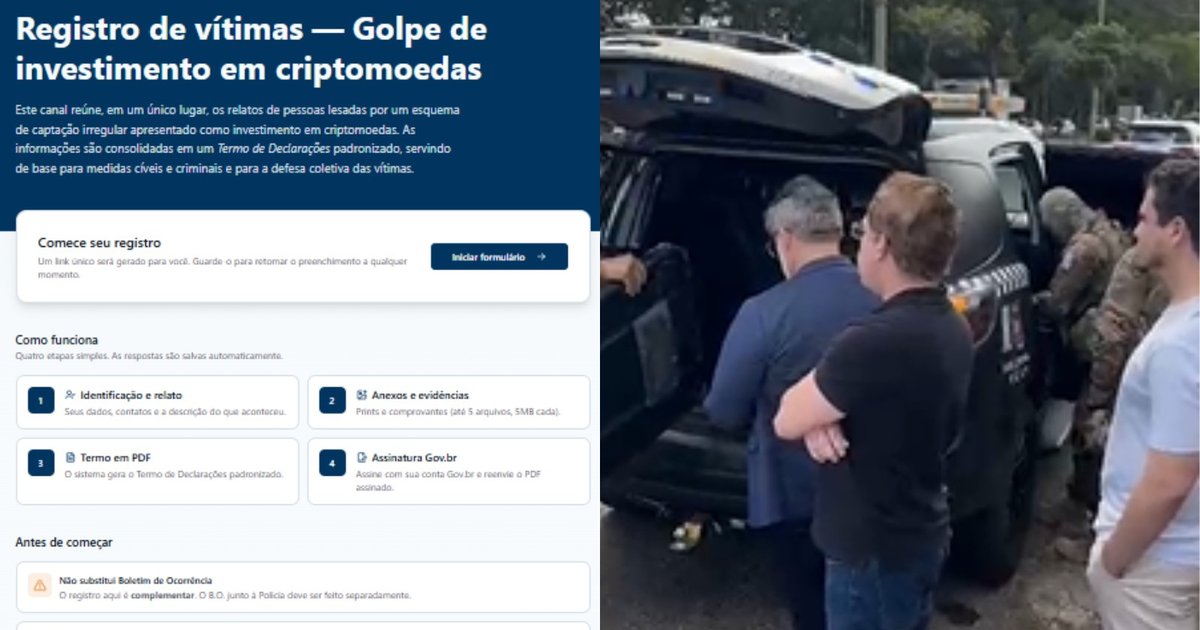 Vítimas do DF Group podem registrar perdas em formulário