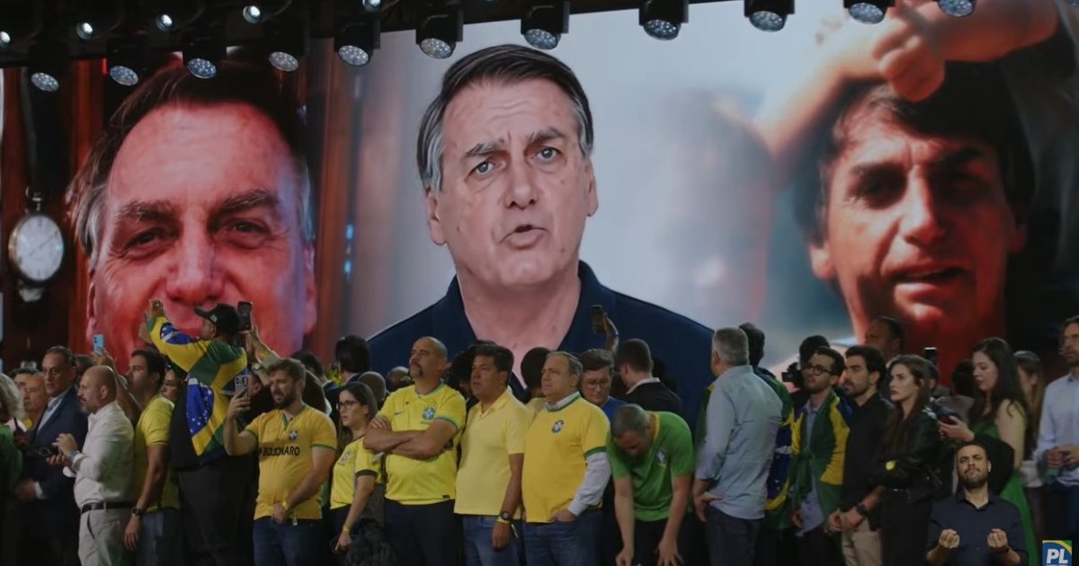 PL exibe discurso de Bolsonaro gerado por IA durante convenção nacional em São Paulo