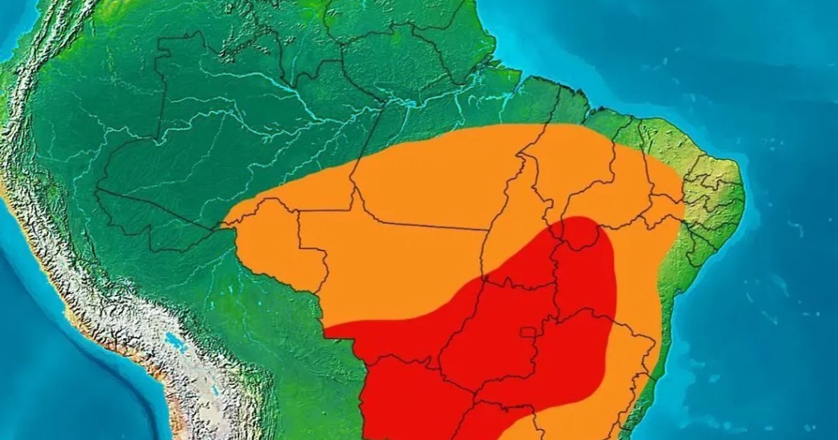 Cidade de Goiás registra maior temperatura do Brasil, acima de 40°C