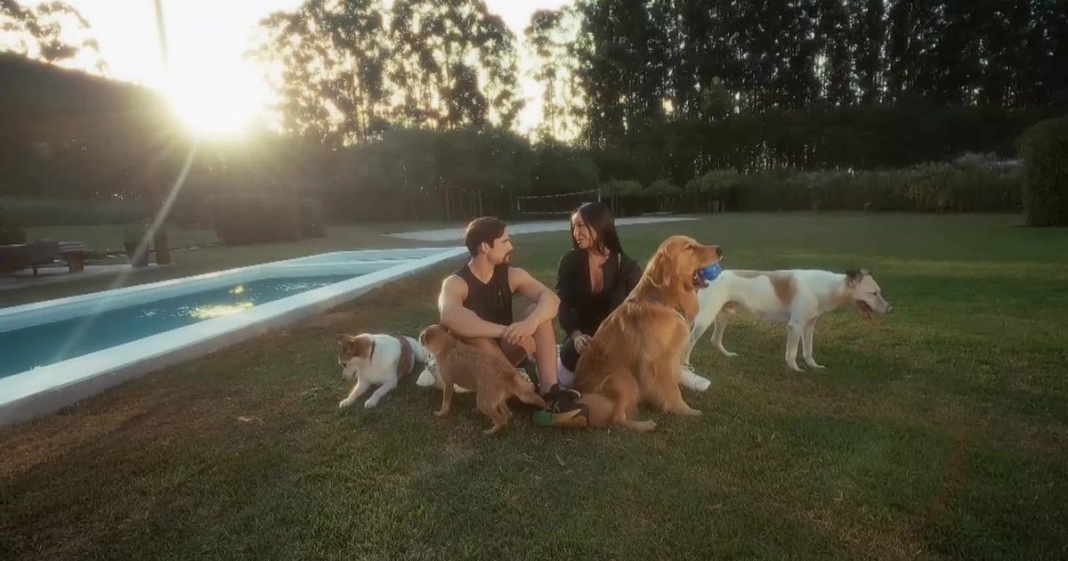 Sabrina Sato e Nicolas Prattes adotam cadela atropelada na estreia do Dog House Brasil