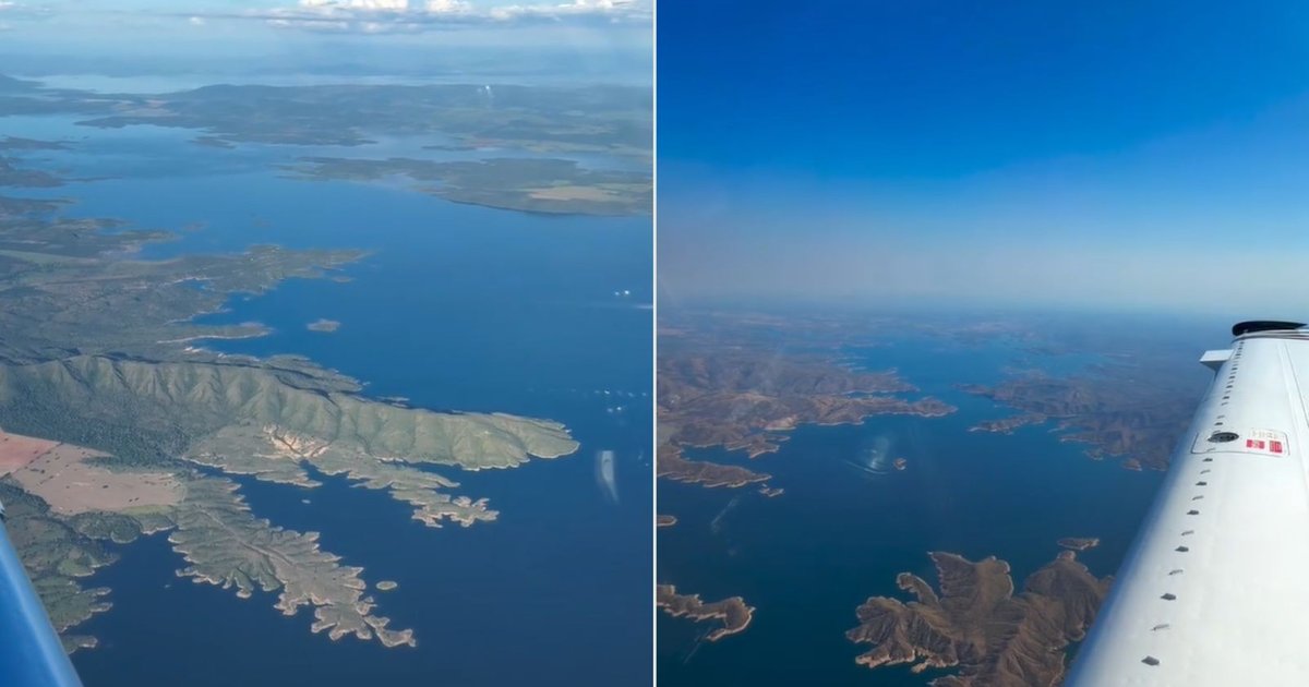 Imagens aéreas revelam beleza do Lago Serra da Mesa no noroeste goiano