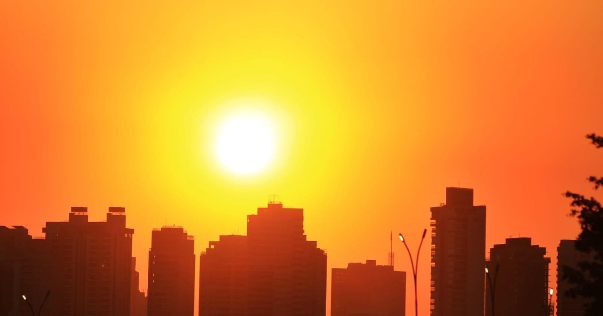 Primeira onda de calor da primavera eleva temperaturas em Goiânia a partir de sábado