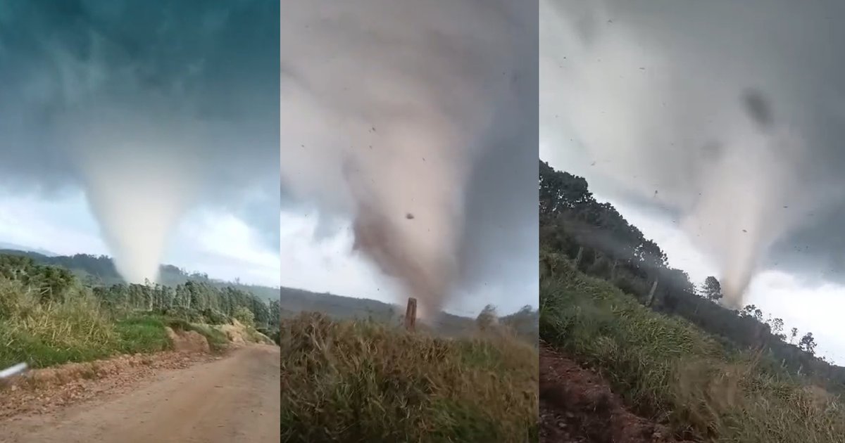 Ciclone na Argentina provoca tempestades severas e risco de tornados no Paraná