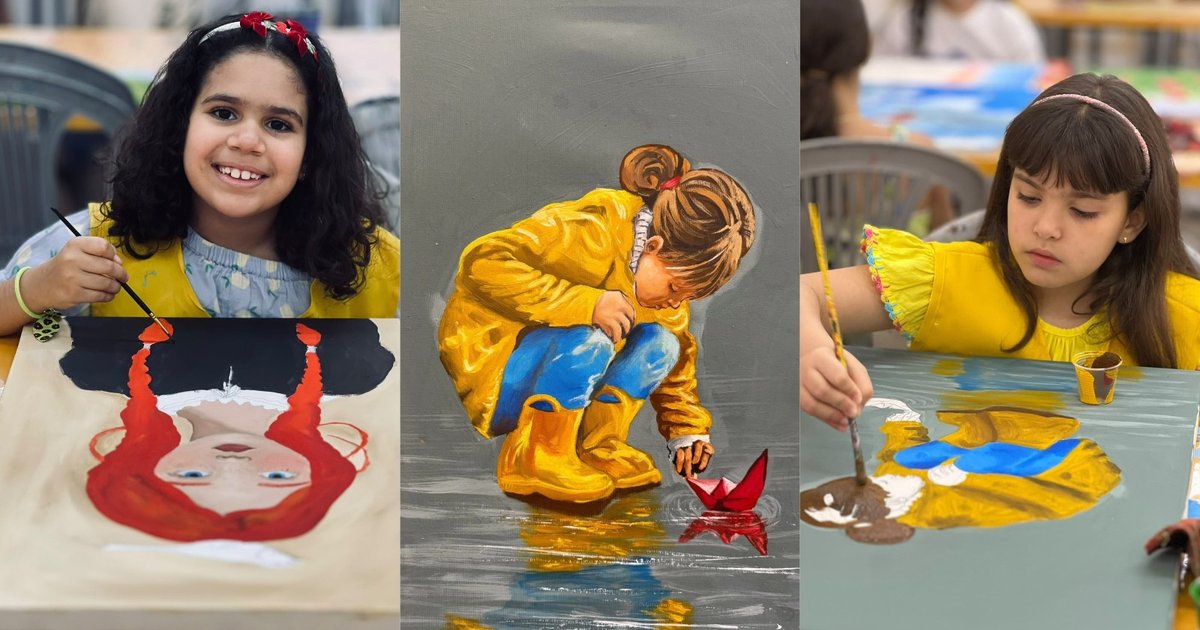 Crianças do Piauí expõem pinturas no Carrossel do Louvre em Paris
