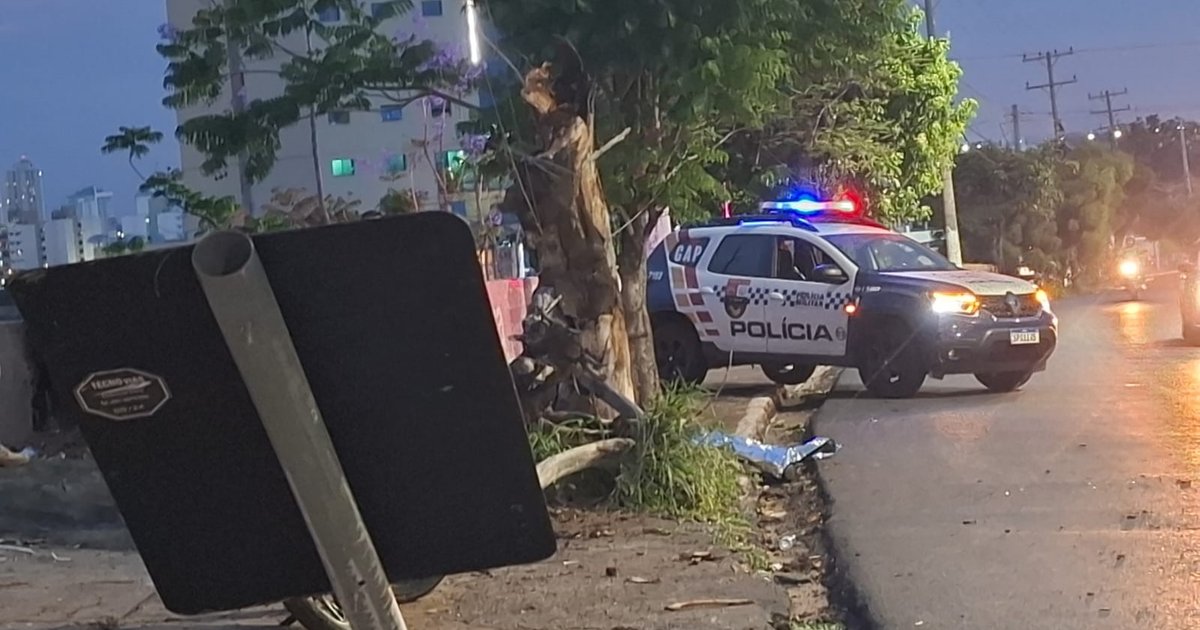 Jovem de 21 anos morre em acidente de moto na Avenida Miguel Sutil, em Cuiabá