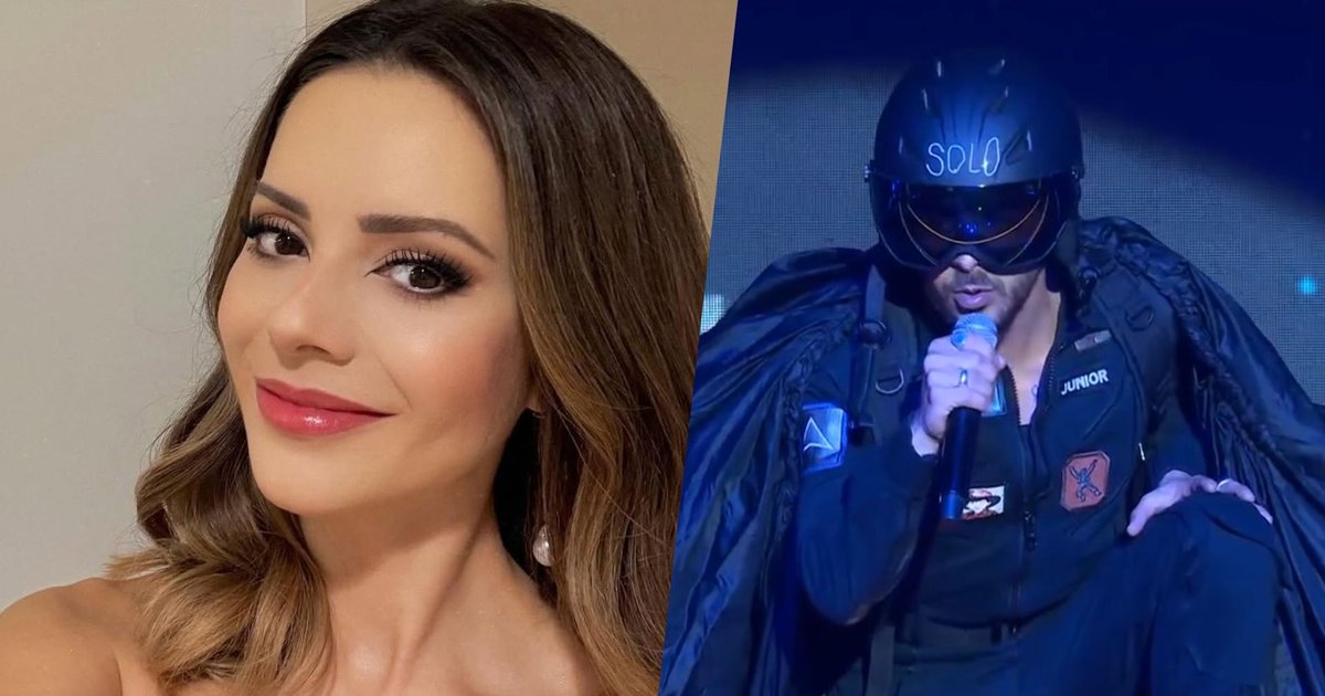 Junior emociona com 'Paraquedas' no Estrelas da Casa e recebe elogios de Sandy