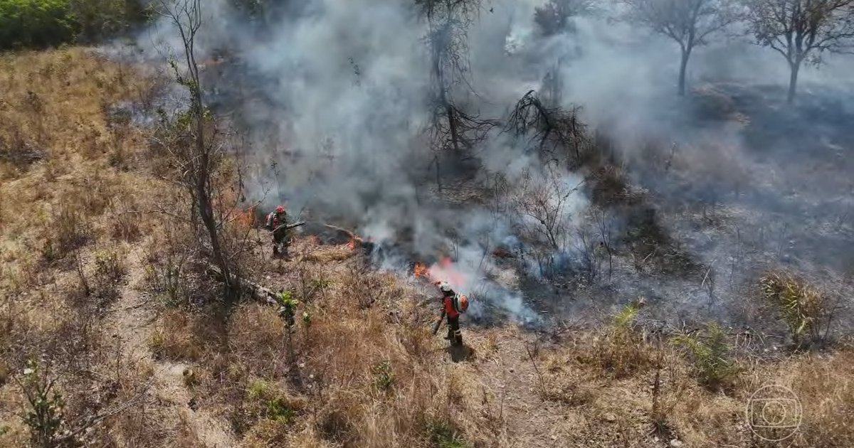 Incêndio ameaça Parque Estadual da Serra Dourada há quatro dias