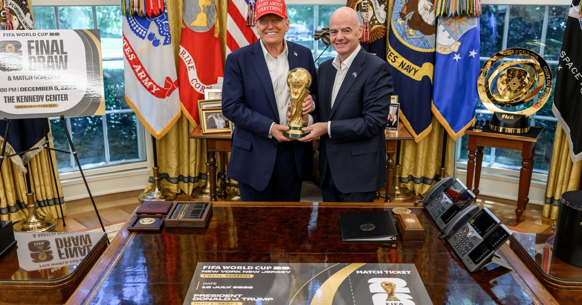 Trump não conversou com Fifa sobre cartão vermelho de Balogun; notícia é fake