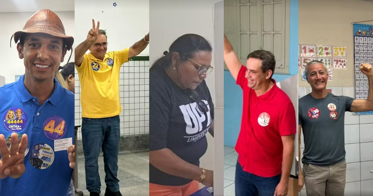 Candidatos ao governo do RN votam neste domingo em Natal e Mossoró