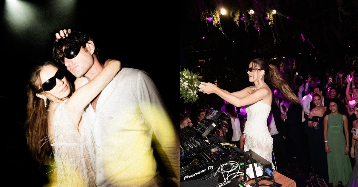 Giulia Be mostra pista lotada e lembrancinha de casamento com Conor Kennedy