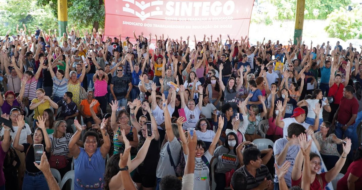 Sintego inicia semana de mobilização em escolas municipais de Goiânia