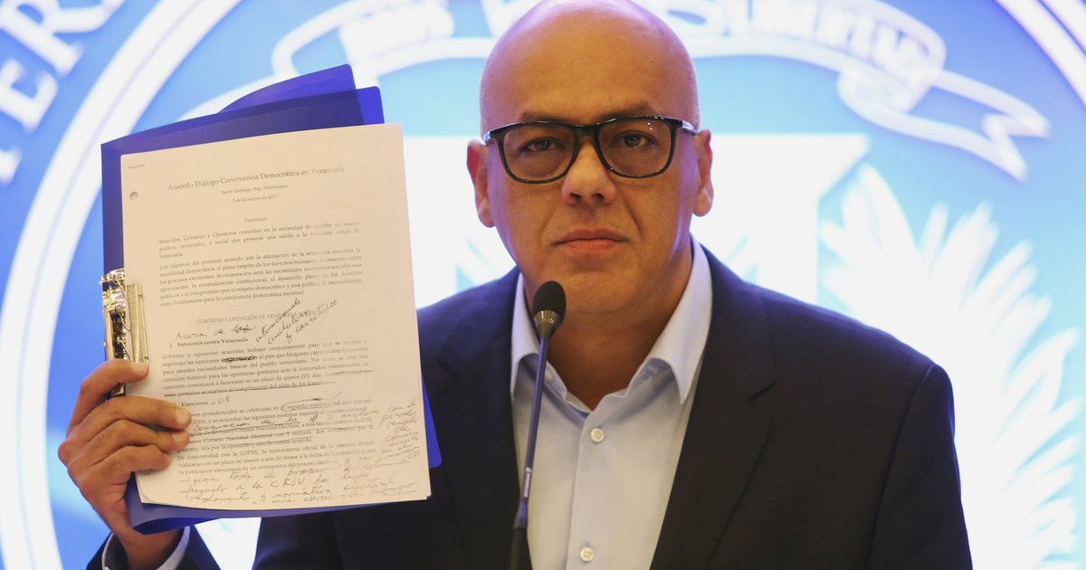 EUA retiram sanções contra Jorge Rodríguez, irmão de Delcy Rodríguez