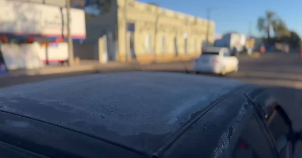 Frio extremo e geada no RS contrastam com calor de 30°C em Goiânia
