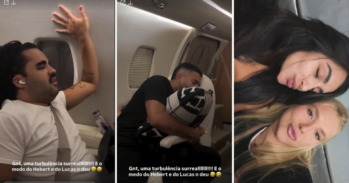 Virginia Fonseca relata turbulência forte em voo particular e mostra reação de acompanhantes