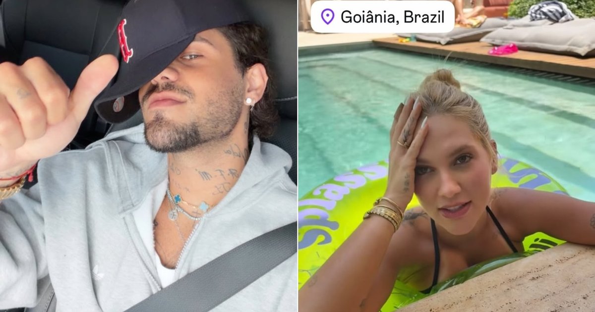 Zé Felipe volta ao Brasil e encontra Virginia em Goiânia