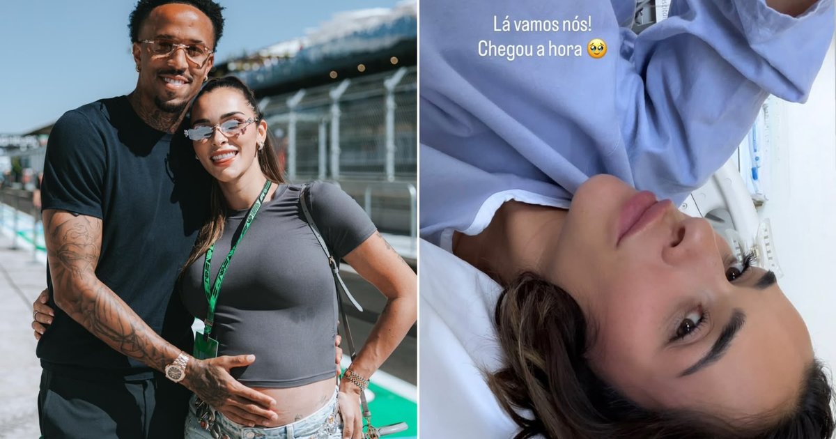Tainá Militão anuncia trabalho de parto e nascimento do primeiro filho com Éder Militão