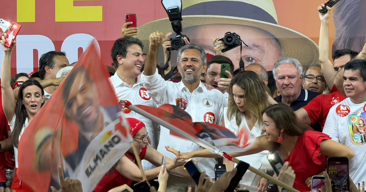Elmano de Freitas é reeleito governador do Ceará com discurso de união da esquerda