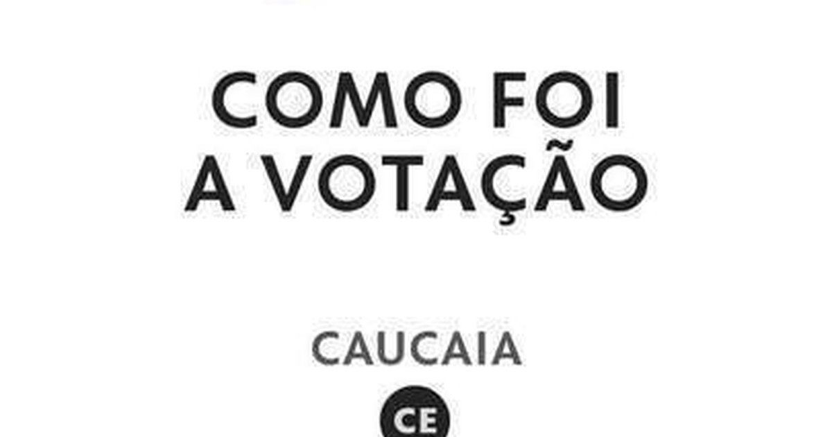 TSE divulga resultado da eleição presidencial em Caucaia (CE): Lula lidera com 114 mil votos