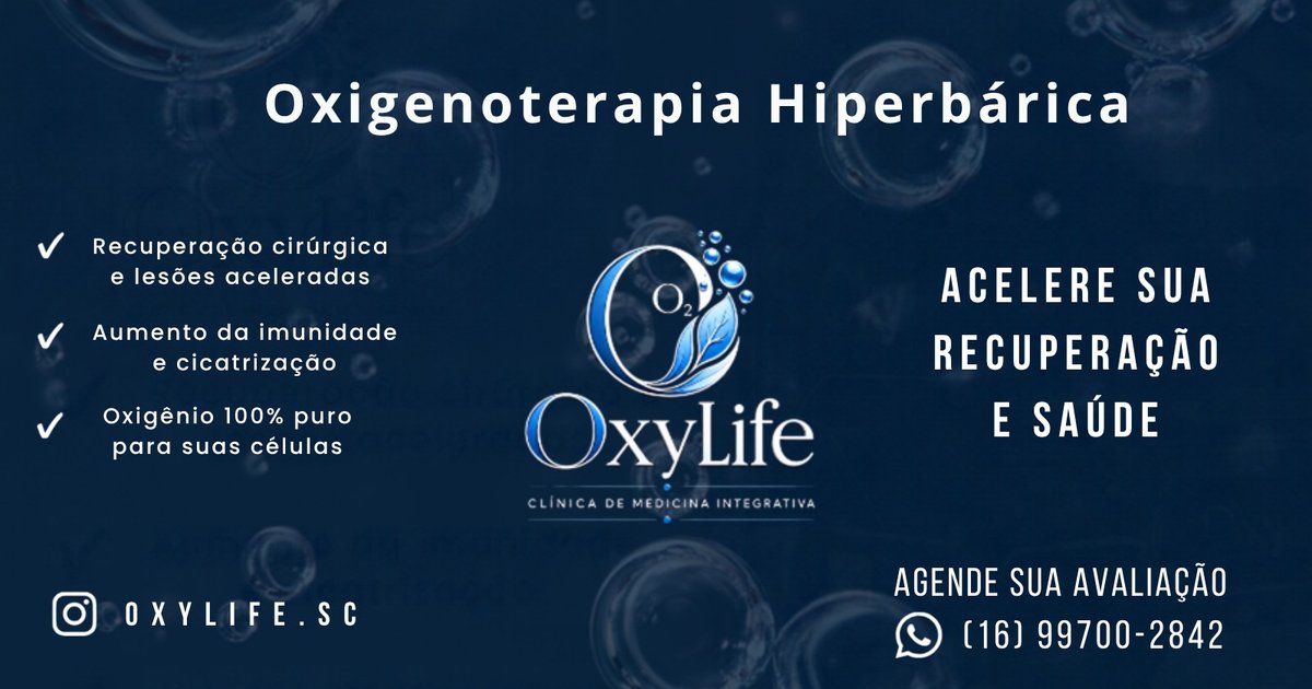 Oxigenoterapia hiperbárica chega a mais cidades e já está disponível em clínicas de Goiânia