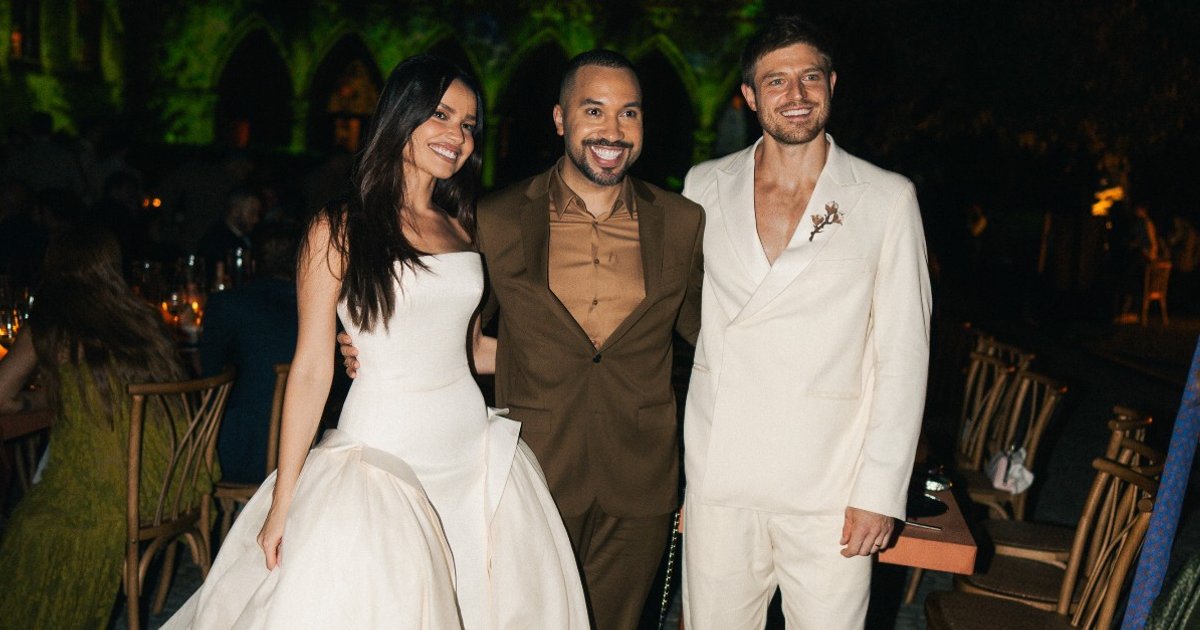Gil do Vigor celebra casamento de Juliette após chegar atrasado à cerimônia