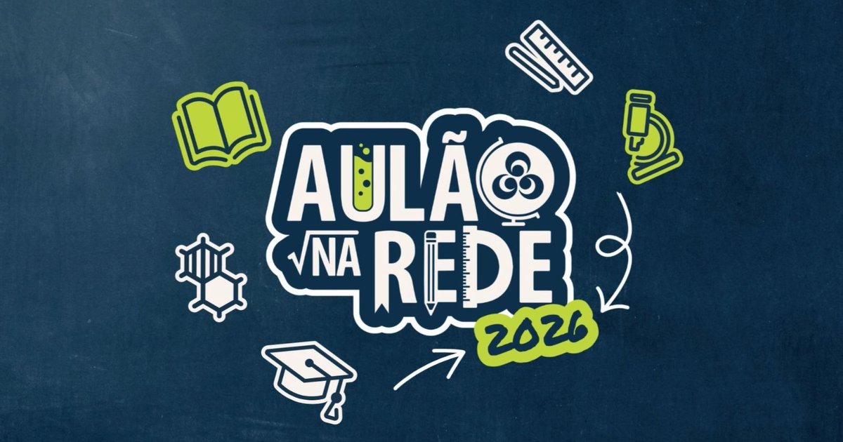 Aulão na Rede oferece videoaulas gratuitas de redação para o Enem 2026
