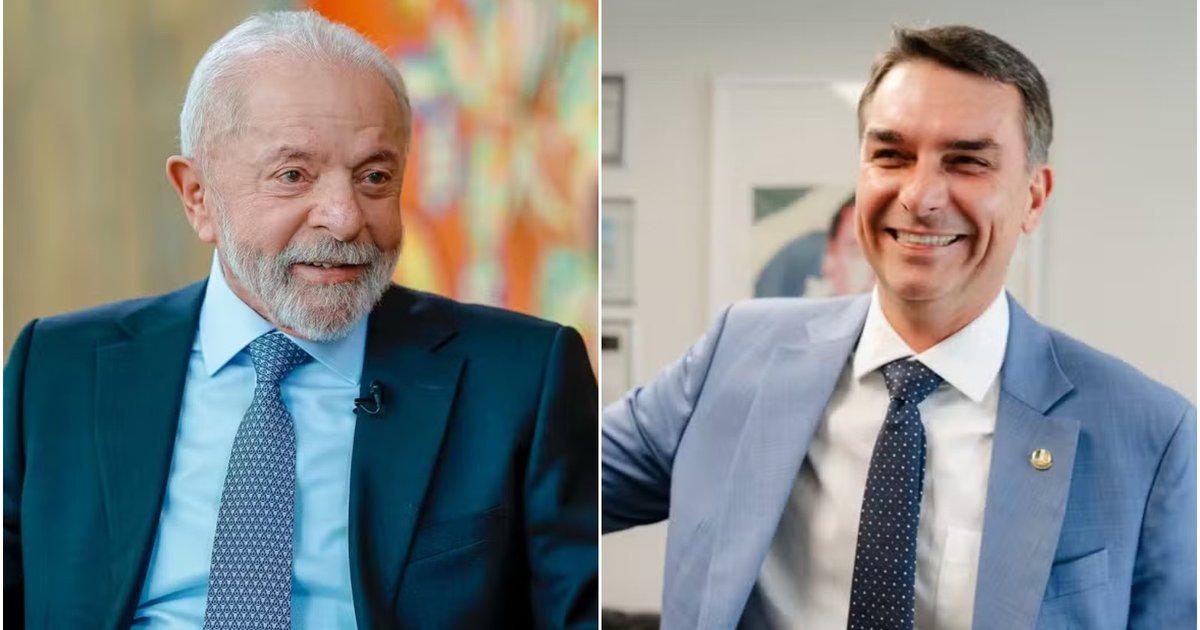 Lula e Flávio Bolsonaro pedem votos em convenções partidárias