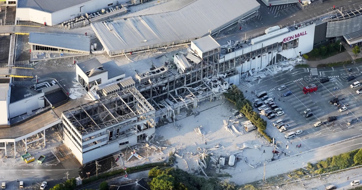 Resgate no Japão entra no segundo dia após colapso de shopping em Kumamoto