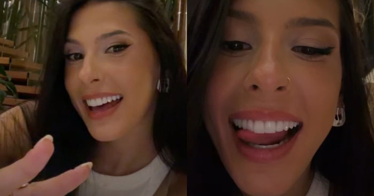 Ana Castela mostra brinco no dente após 48 horas sem dormir